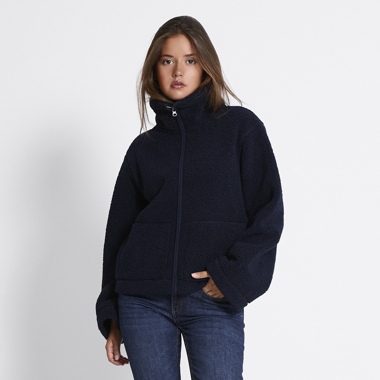 Pile jacket "Maxime" Dark Blue